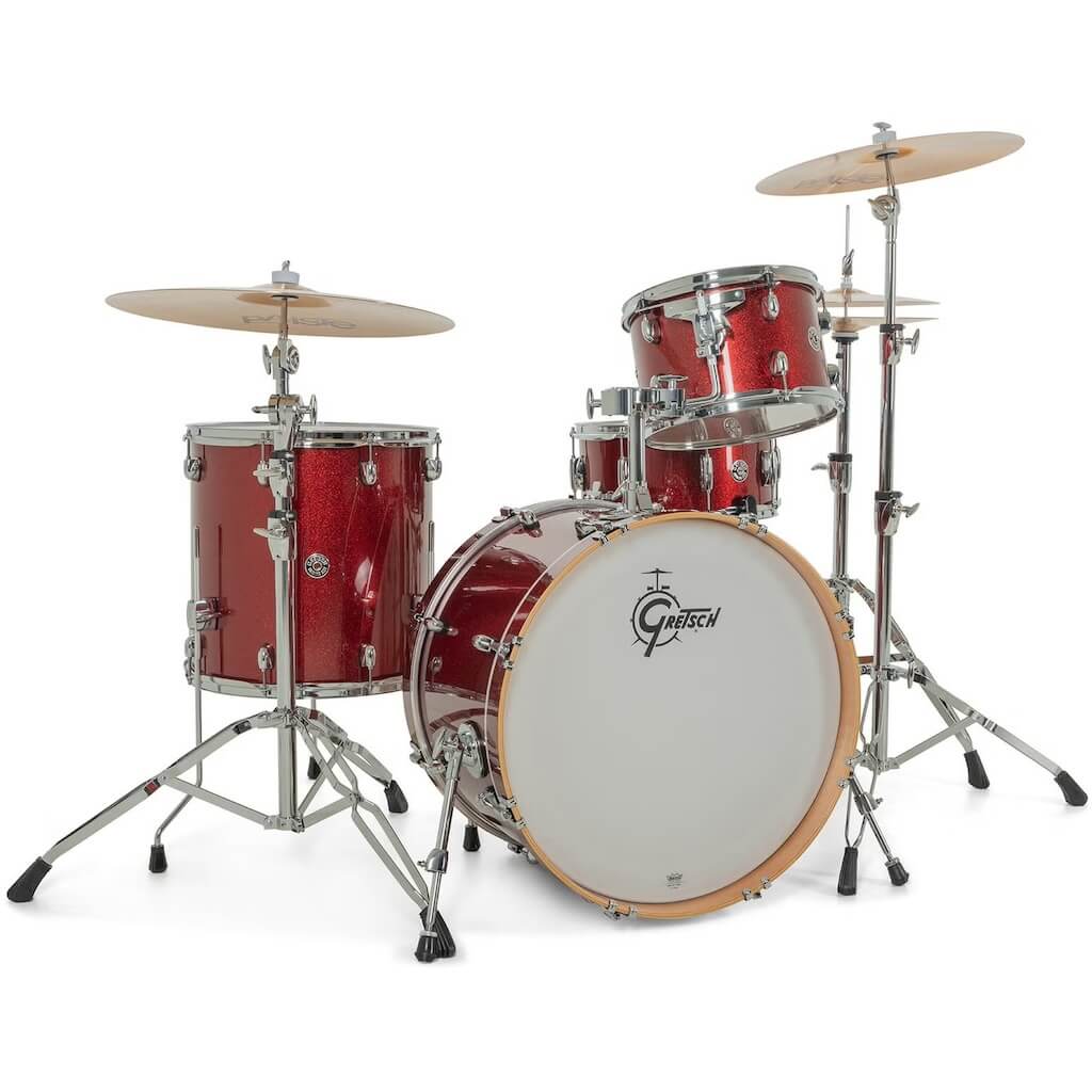 Gretsch Catalina Club 4-Piece Drum Set 22/12/16/14 Dark Cherry Sparkle - image 1