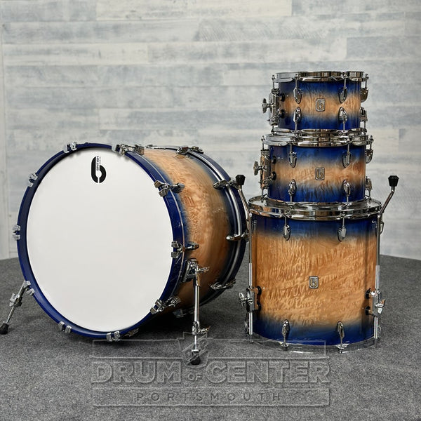 British Drum Company Founder's Reserve Birch 4pc Drum Set Peveril Shore - image 1