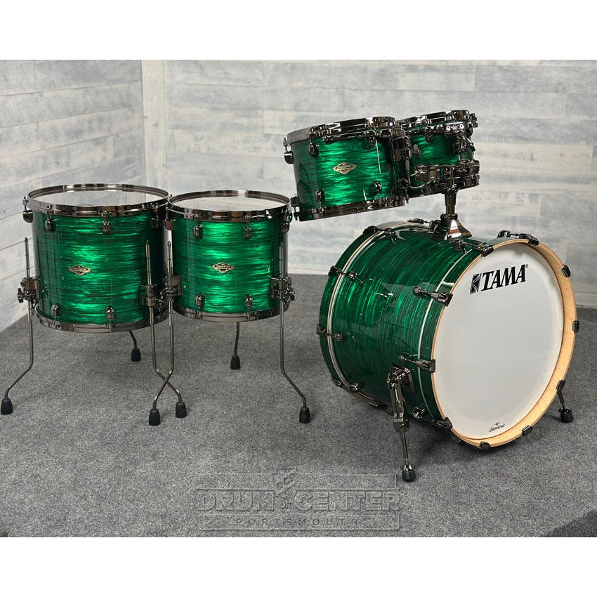 Tama Starclassic Walnut/Birch 5pc Drum Set with 22in Bass Drum Jade Silk - image 1