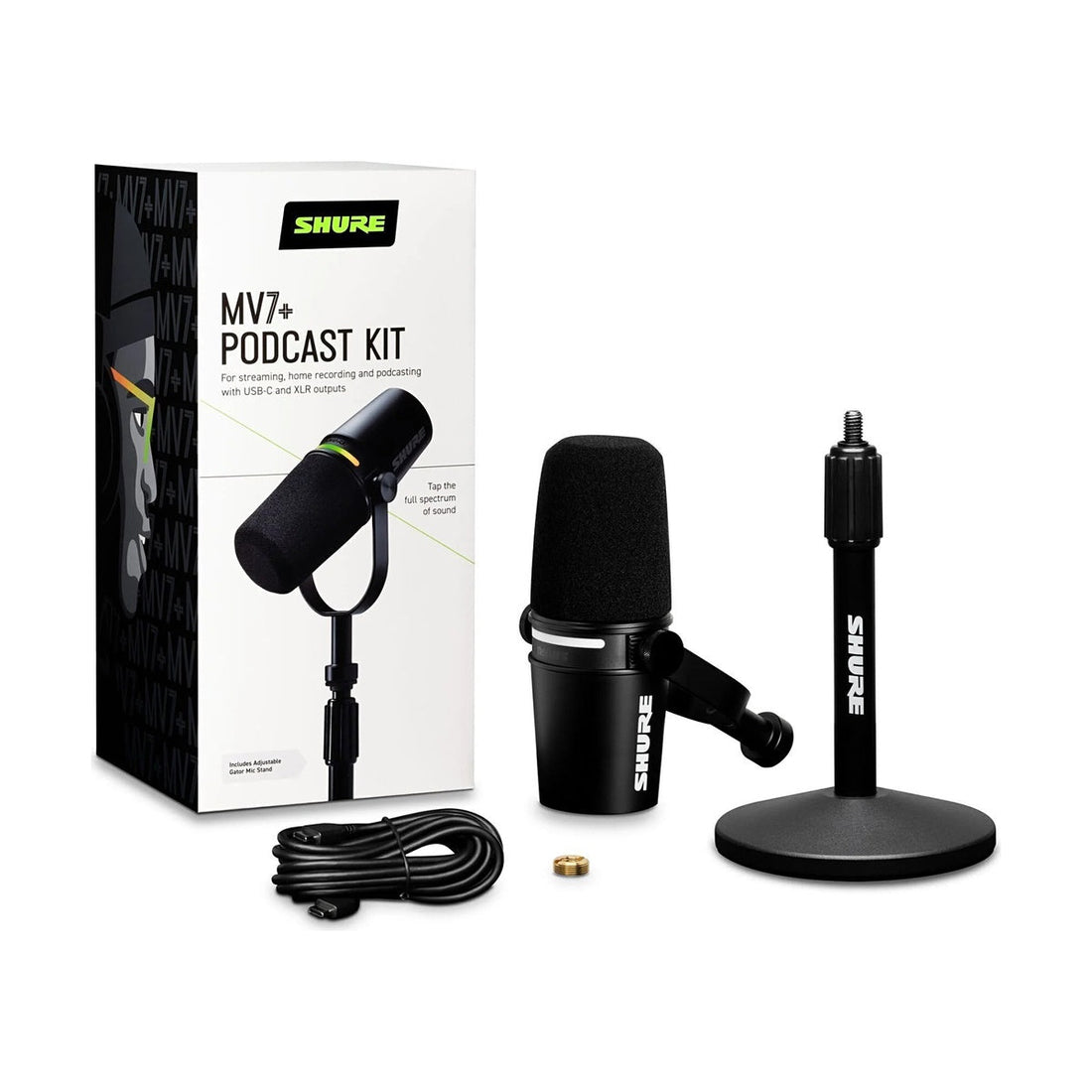 Shure MV7+-K Dynamic Microphone - image 1