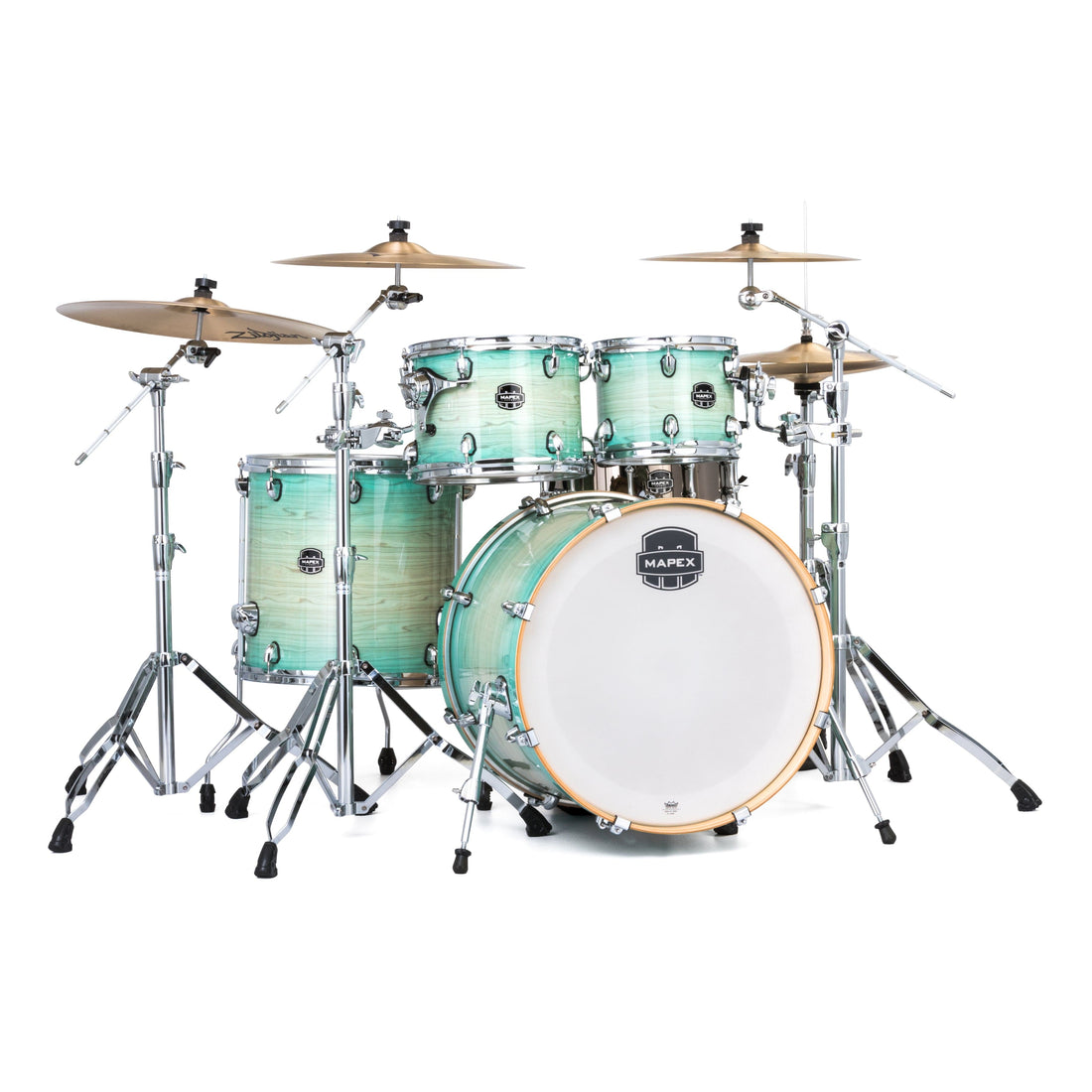 Mapex Armory Series 5pc Rock Drum Set Ultramarine - image 1