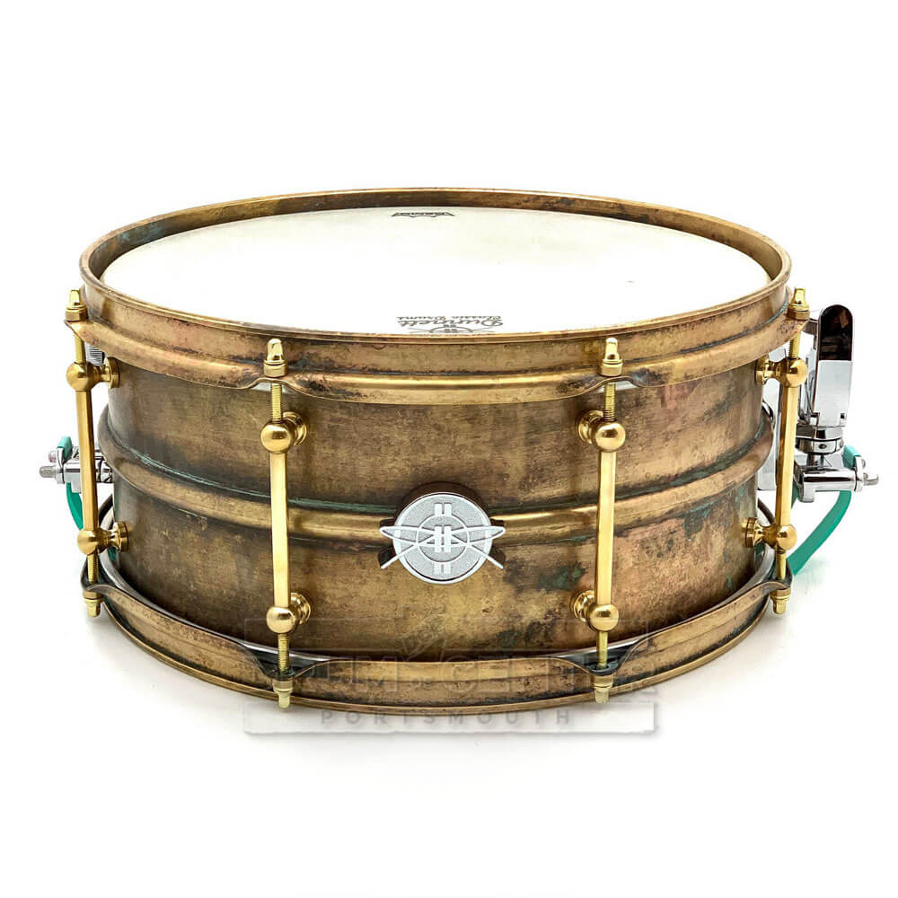 Dunnett Classic 2N Antique Triple Brass Snare Drum 14x6.5 Nixkson - image 1