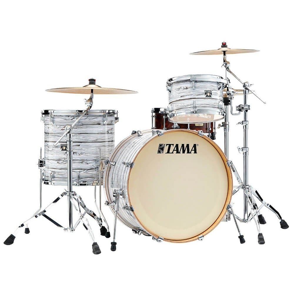 Tama Superstar Classic 3pc Drum Set Ice Ash Wrap - image 1