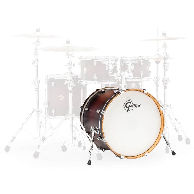 Gretsch Catalina Maple Bass Drum 22x18 Satin Deep Cherry Burst - image 1
