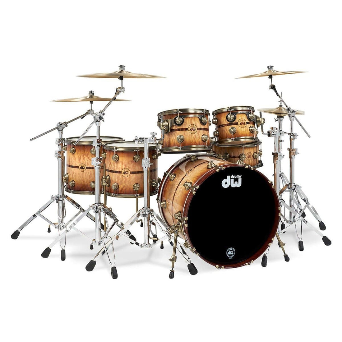 DW 50th Anniversary 6pc Drum Set - image 1
