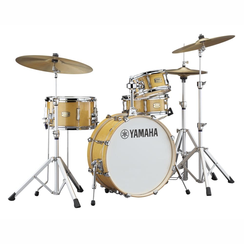 Yamaha Stage Custom Hip 4pc Drum Set Natural Wood - image 1