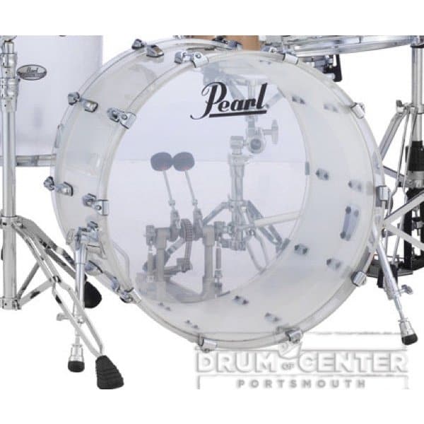 Pearl Crystal Beat Acrylic Bass Drum 22 x 16 in Frosted - image 1