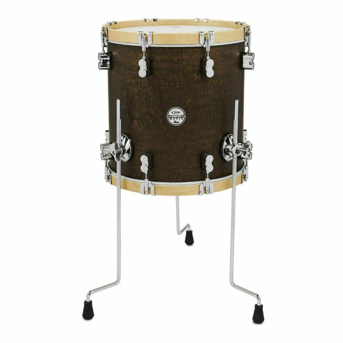 PDP Concept Classic Floor Tom 14x14 Walnut with Natural Hoops - image 1