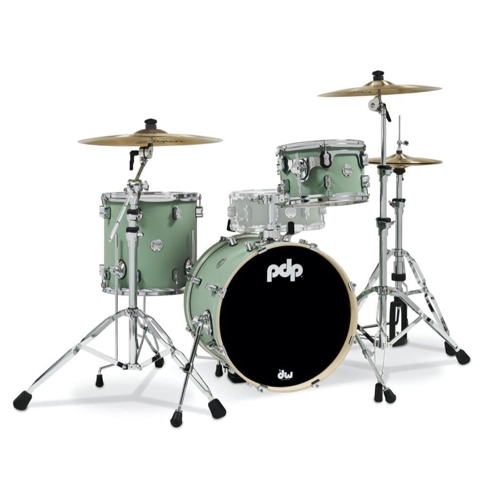PDP Concept Maple 3pc Bop Drum Set Satin Seafoam - image 1