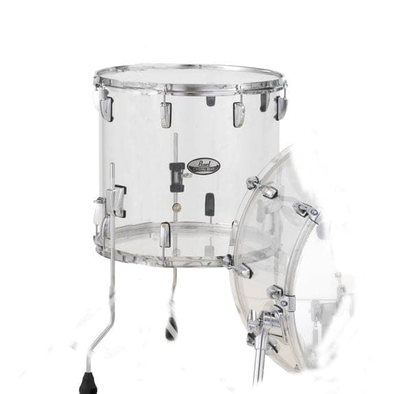 Pearl Crystal Beat Acrylic Floor Tom 14 x 13 in Ultra Clear - image 1