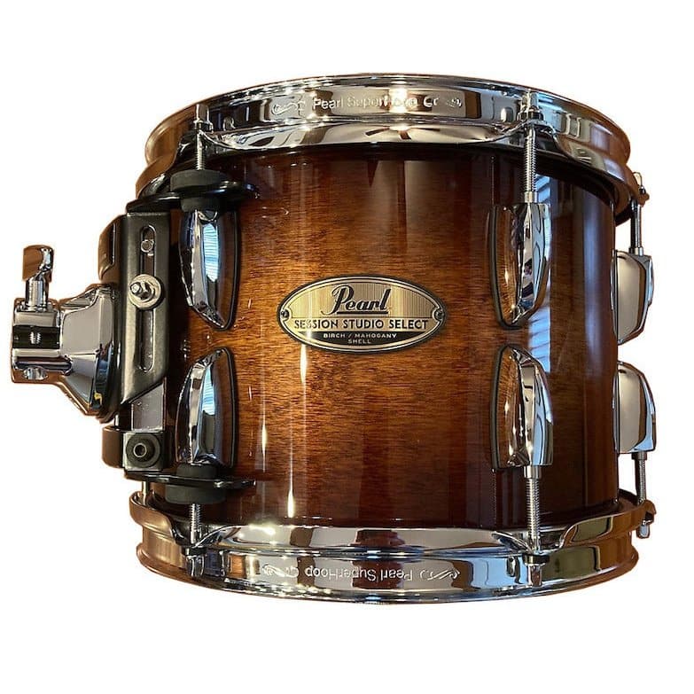 Pearl Session Studio Select 12x8 Tom Gloss Barnwood Brown - image 1