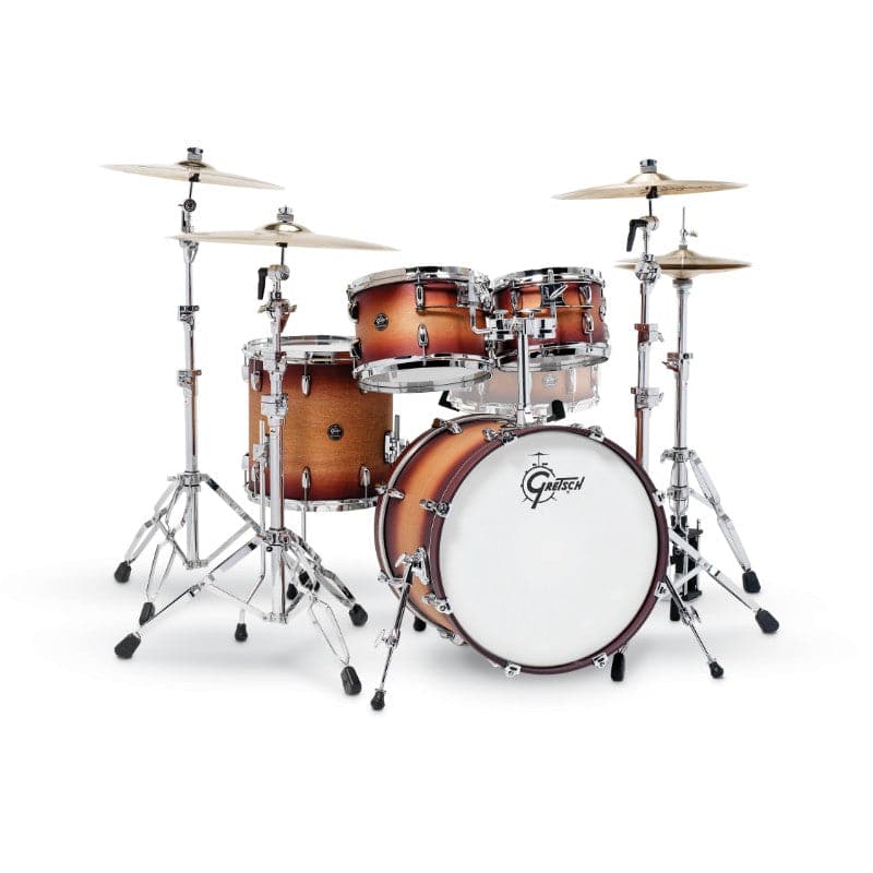 Gretsch Renown 4pc Drum Set 20/10/12/14 Satin Tobacco Burst - image 1