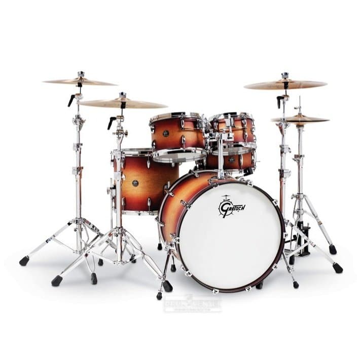 Gretsch Renown 5pc Drum Set 22/10/12/16 with 14in Snare Satin Tobacco Burst - image 1