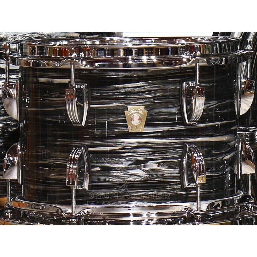 Ludwig Classic Maple 10 x 7.5 in Tom - Vintage Black Oyster - image 1