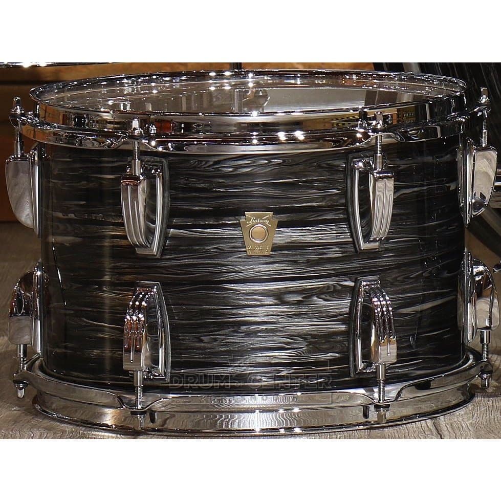 Ludwig Classic Maple 12 x 8 in Tom - Vintage Black Oyster - image 1
