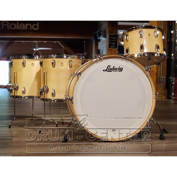 Ludwig Legacy Maple Bonham 4-Piece Drum Set - Natural Maple Gloss - image 1