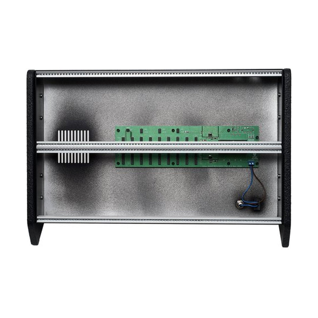 Erica Synths 2 x 84HP Skiff Case with Integrated PSU, Horizontal Side Panels (EU Plug) - image 1