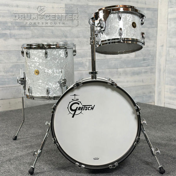 Gretsch USA Custom 3pc Drum Set 18/12/14 '60s Marine Pearl - image 1