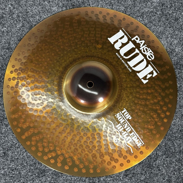 Paiste Rude Sound Edge Hi Hat Cymbal 15" Top Only - image 1