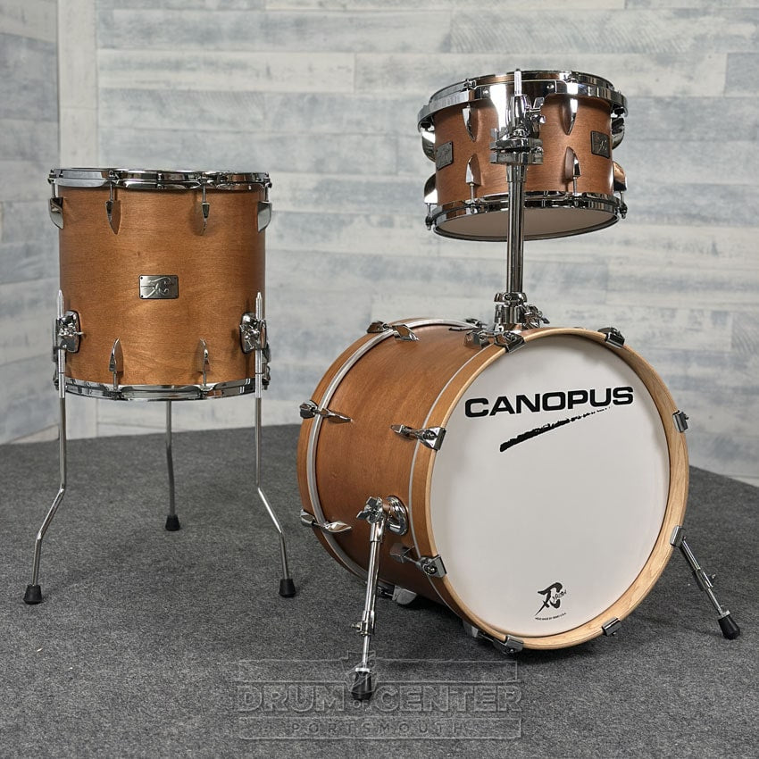 Canopus Yaiba 3pc Bop Drum Set Antique Natural Matte Lacquer - image 1