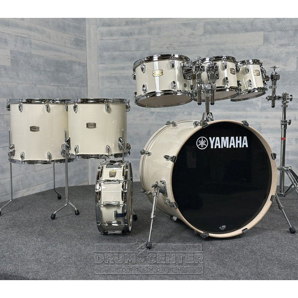 Yamaha Stage Custom Birch 7pc Drum Set 22/8/10/12/14/16/14 Classic White - image 1