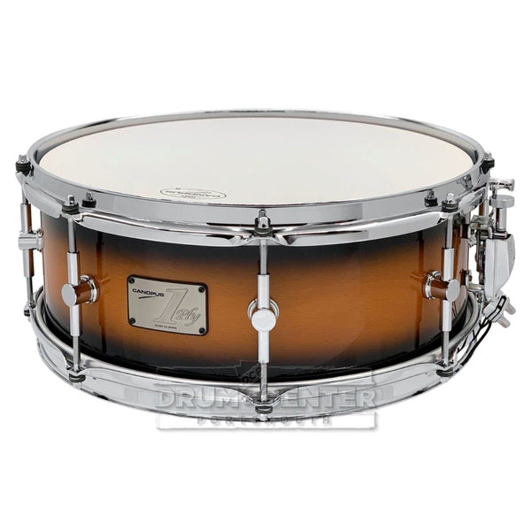 Canopus Limited Edition 1ply Beech Snare Drum 14x5.5 Tobacco Burst Lacquer - image 1