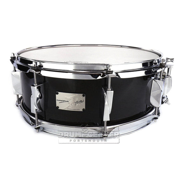 Canopus Yaiba Maple Snare Drum 14x5.5 Ebony Lacquer - image 1