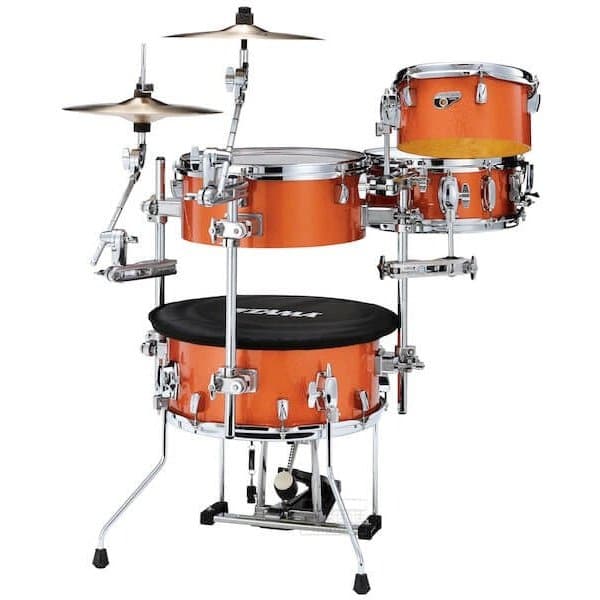 Tama Cocktail-JAM 4pc Drum Set Bright Orange Sparkle - image 1