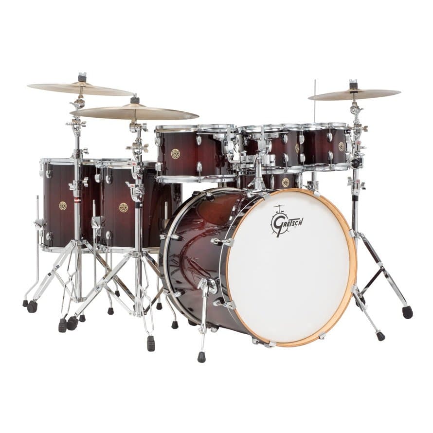Gretsch Catalina Maple 7pc Drum Set Deep Cherry Burst - image 1
