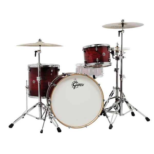 Gretsch Catalina Club 3-Piece Drum Set 24/13/16 Gloss Crimson Burst - image 1