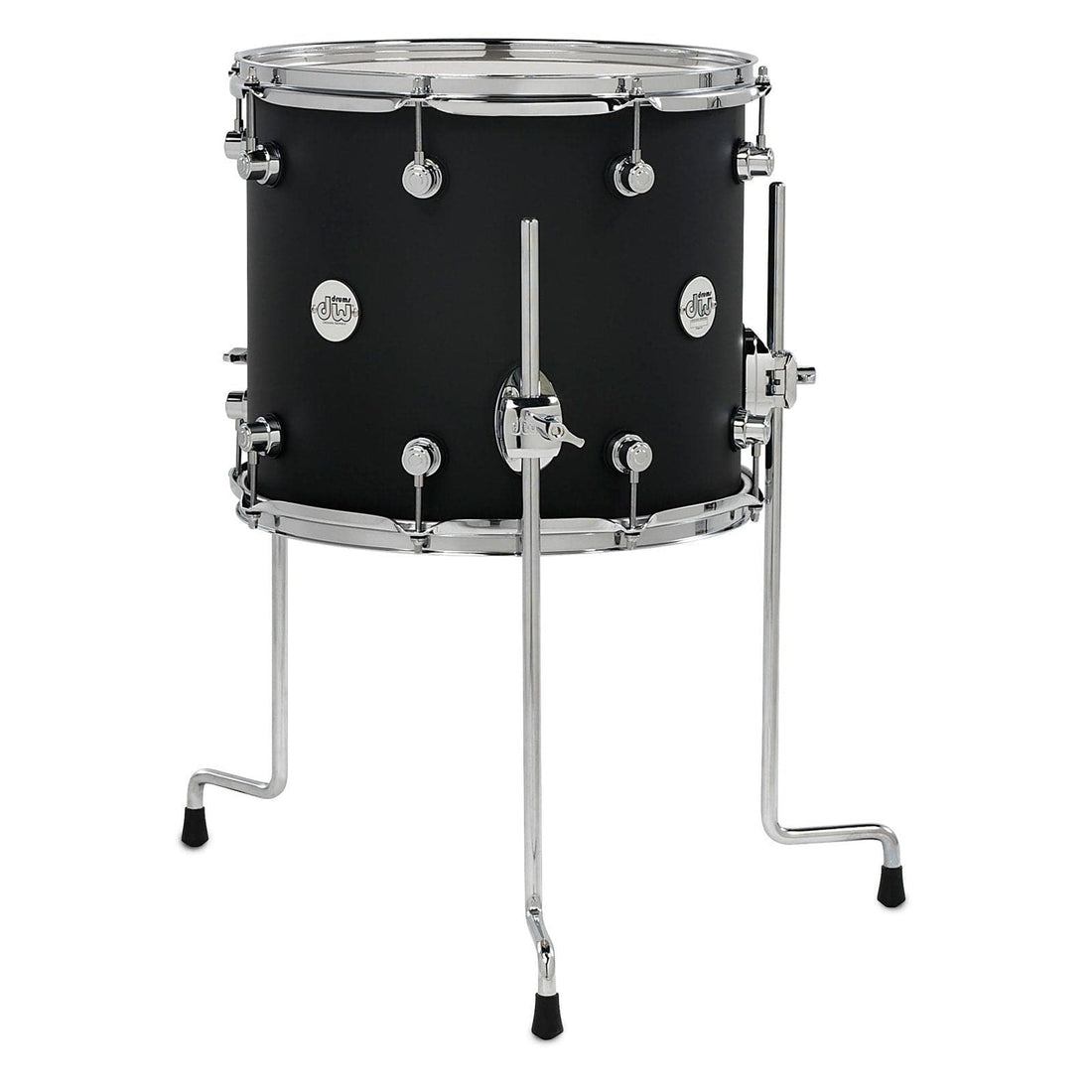 DW Design 14x12 Floor Tom Black Satin - image 1