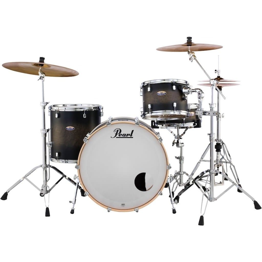 Pearl Decade Maple 3-Piece Drum Set Satin Black Burst - image 1