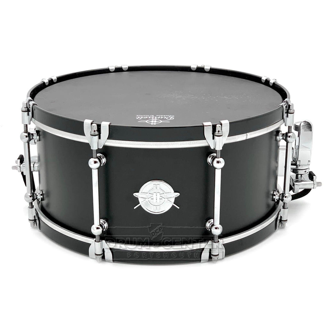 Dunnett Classic Sledge Carbon Steel Snare Drum 14x6.5 Matte Black with Cold Rolled Hoops - image 1