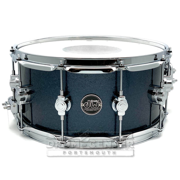 DW Limited Edition Performance Cherry Snare Drum 14x6.5 Black Sparkle - image 1