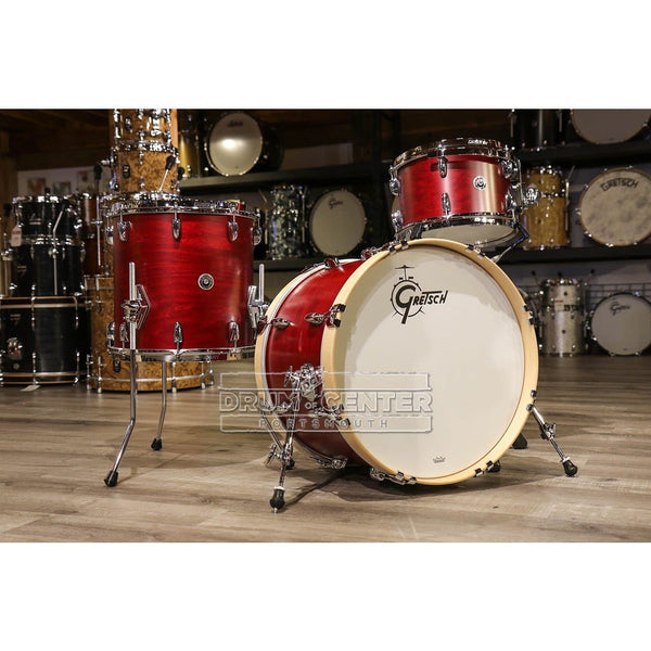 Gretsch Brooklyn 3-Piece Drum Set Satin Cherry Red - image 1