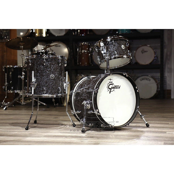 Gretsch Brooklyn 3-Piece Jazz Drum Set Deep Black Marine Pearl - image 1