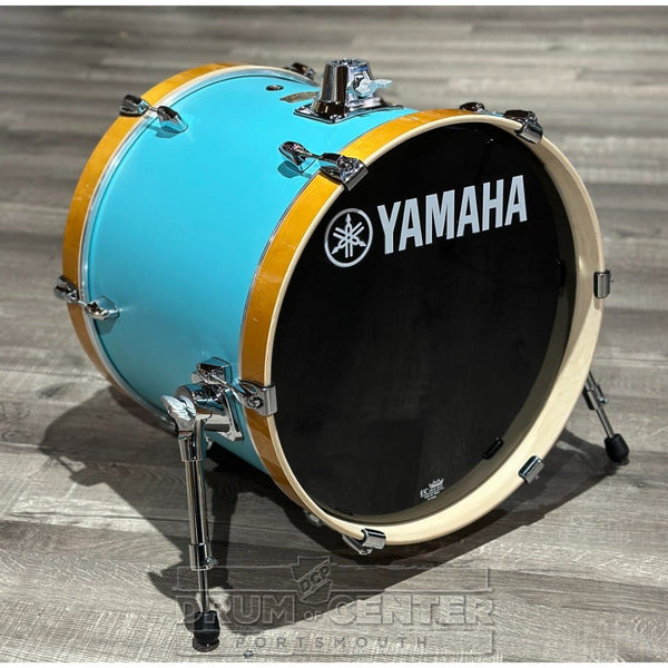Yamaha Stage Custom Birch Bass Drum 18x15 Matte Surf Green - image 1