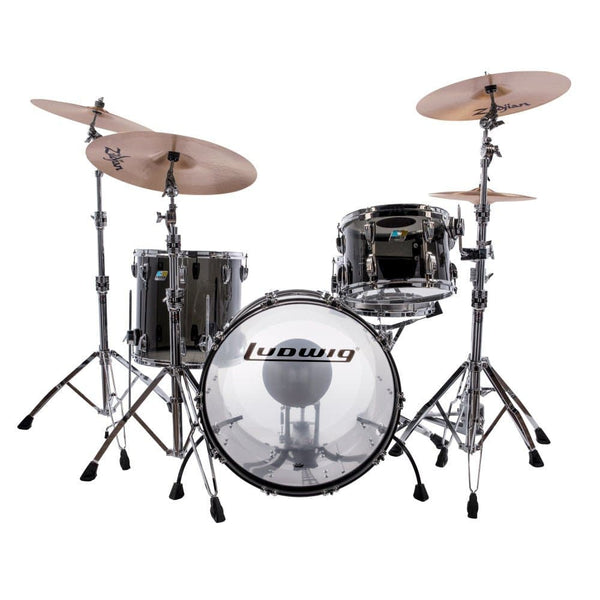 Ludwig Vistalite Fab Drum Set - Smoke - image 1