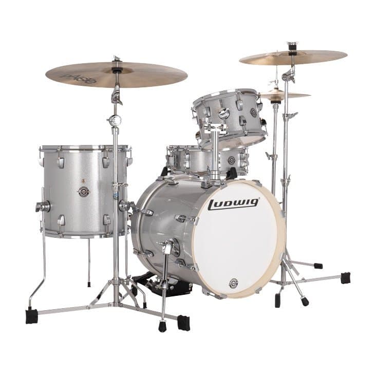 Ludwig Breakbeats Drum Set Silver Sparkle - image 1