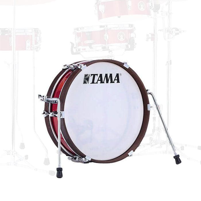 Tama Club-JAM Pancake Bass Drum 18x4 Burnt Red Mist - image 1
