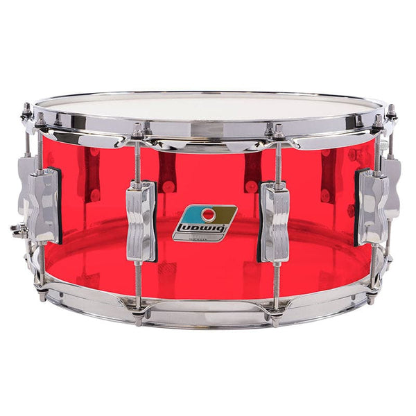 Ludwig Vistalite Snare Drum 14 x 6.5 in - Pink - image 1