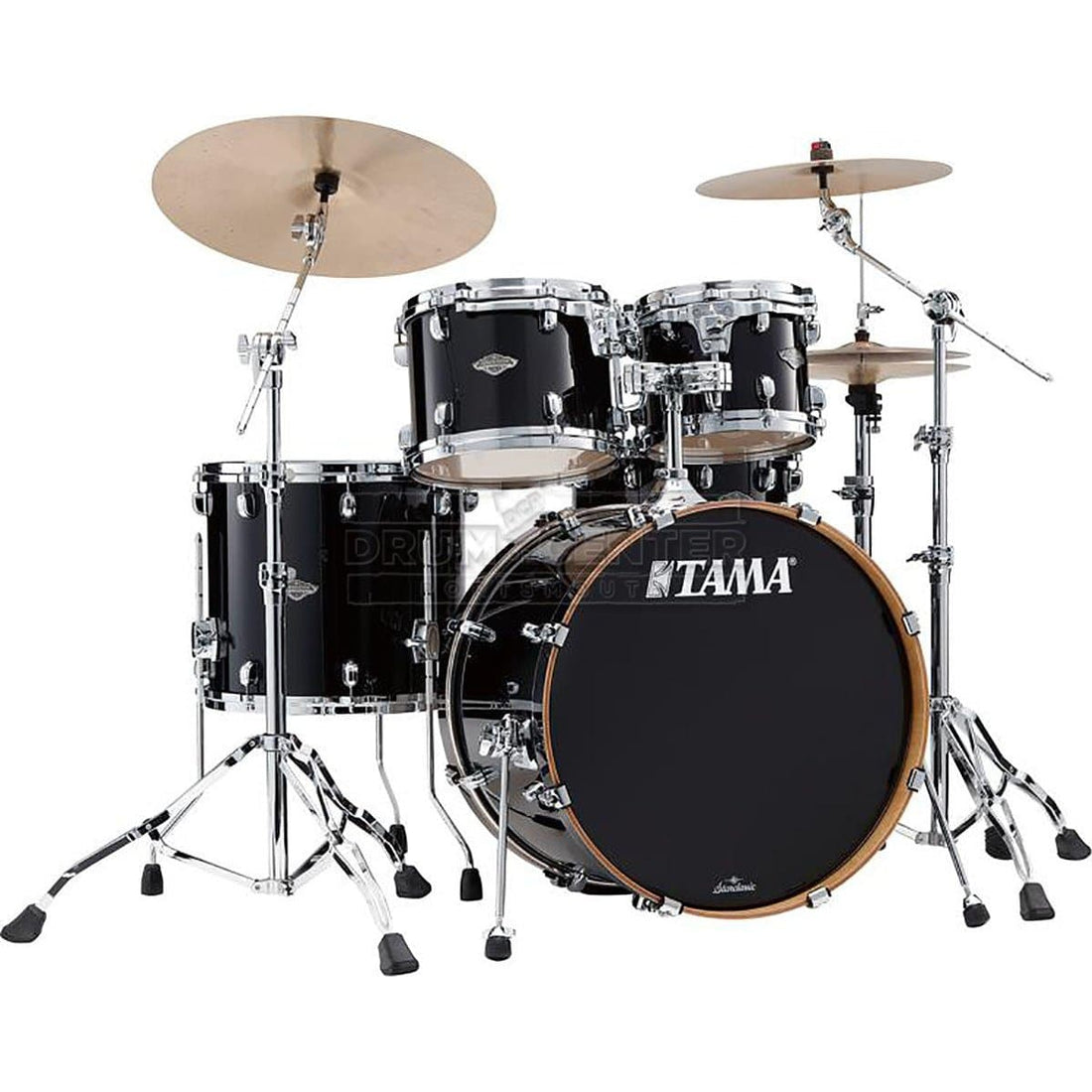 Tama Starclassic Performer 4pc Drum Set Piano Black - image 1