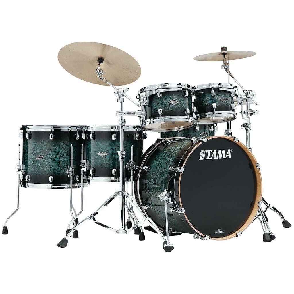Tama Starclassic Performer 5pc Drum Set Molten Steel Blue Burst - image 1