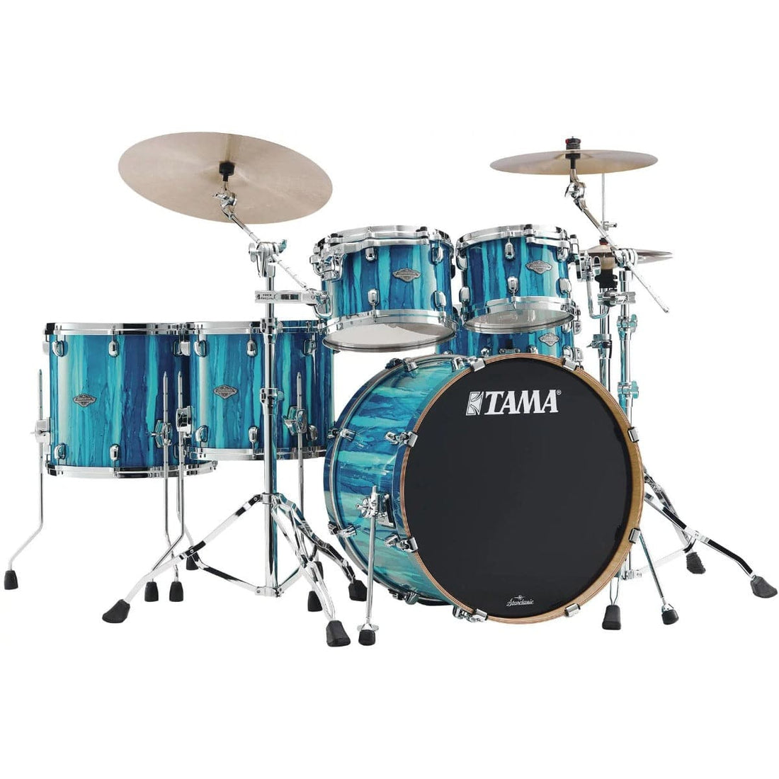 Tama Starclassic Performer 5pc Drum Set Sky Blue Aurora - image 1