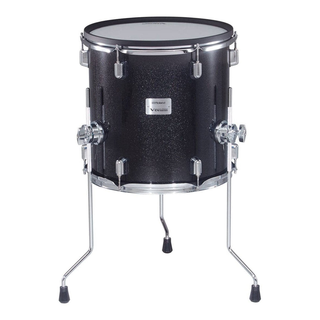 Roland V-Drums Acoustic Design Floor Tom Pad 14x14 Midnight Sparkle - image 1