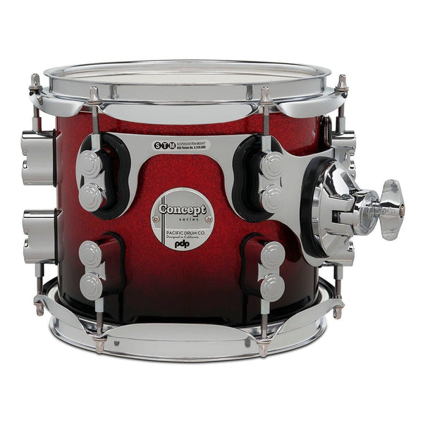 PDP Concept Maple Tom 8x7 Red To Black Fade - image 1