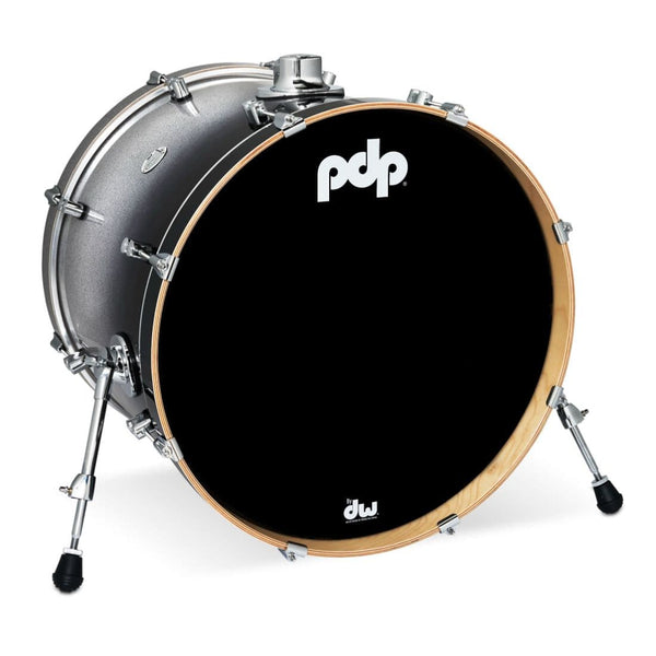 PDP Concept Maple Bass Drum 22x18 Silver To Black Fade - image 1