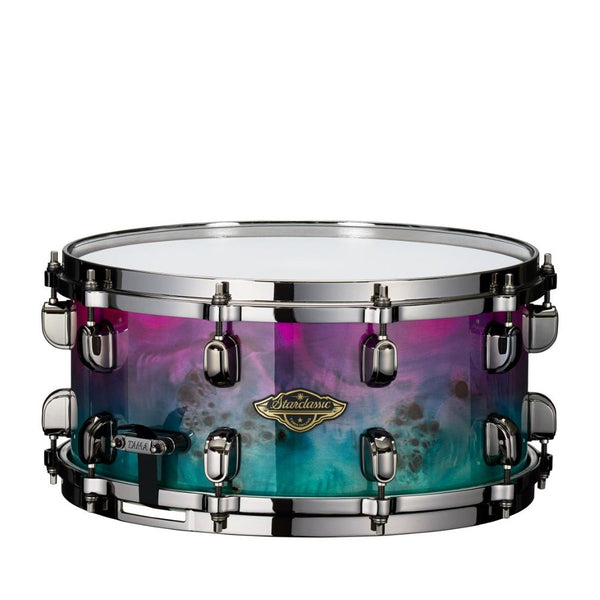 Tama Starclassic Walnut/Birch Snare Drum 14x6.5 Nebula Mappa Burl Fade with Black Hardware - image 1