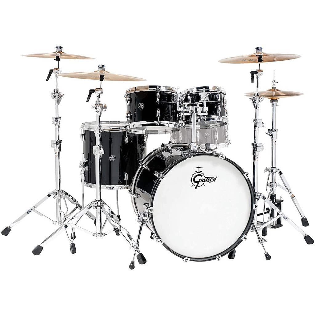 Gretsch Renown 4pc Drum Set 20/10/12/14 Piano Black - image 1