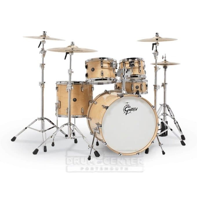 Gretsch Renown 5pc Euro Drum Set with 22in Bass Drum Gloss Natural - image 1